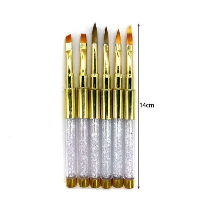 Σετ πινέλα νυχιών 6τμχ - Nail brushes 6pcs 41026