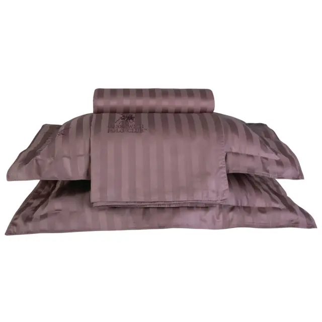 Σετ Σεντόνια 240Χ270 Υπέρδιπλα Χωρίς Λάστιχο Cotton Premium Greenwich Polo Club 2155 Μπορντώ 3