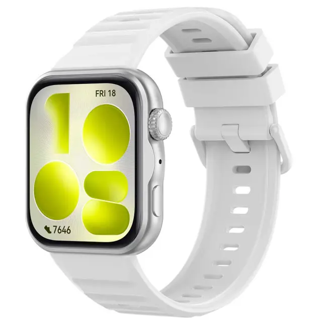 Techsuit - Watchband (W082) - Huawei Watch Fit 3 / Fit 4 / Fit 4 Pro / Fit 5 / Fit 5 Pro - White
