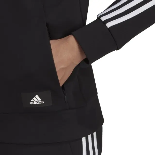 adidas Sportswear Hooded Top (H57287-Black) - Μαύρο 3
