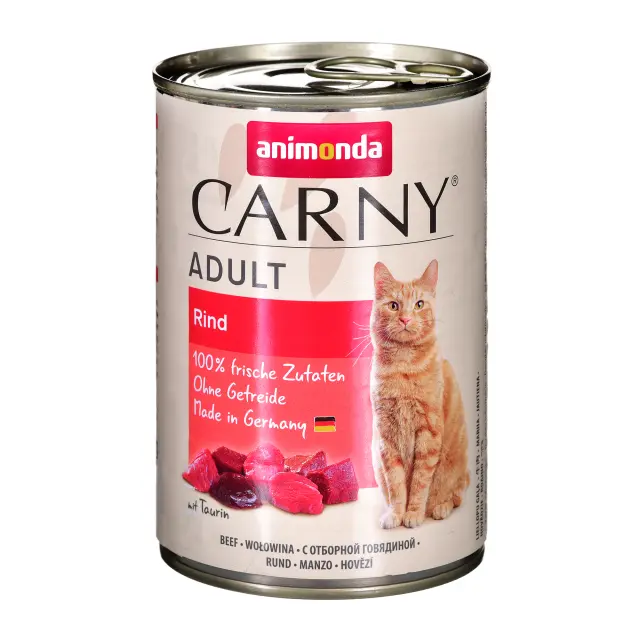Animonda Carny Cat Adult Πατέ Με Μοσχάρι 400gr Μονόχρωμο