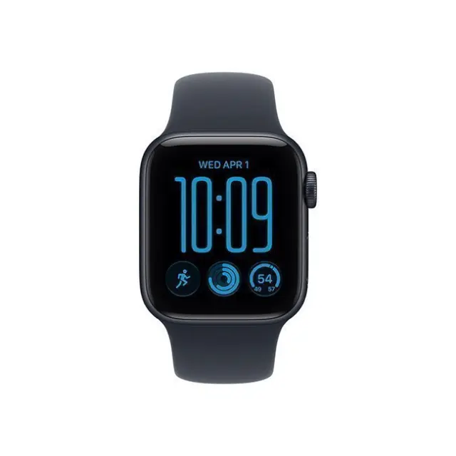 Apple Watch SE 3 GPS & Cellular 40mm Midnight Aluminium Case with Navy Blue Sport Band M/L