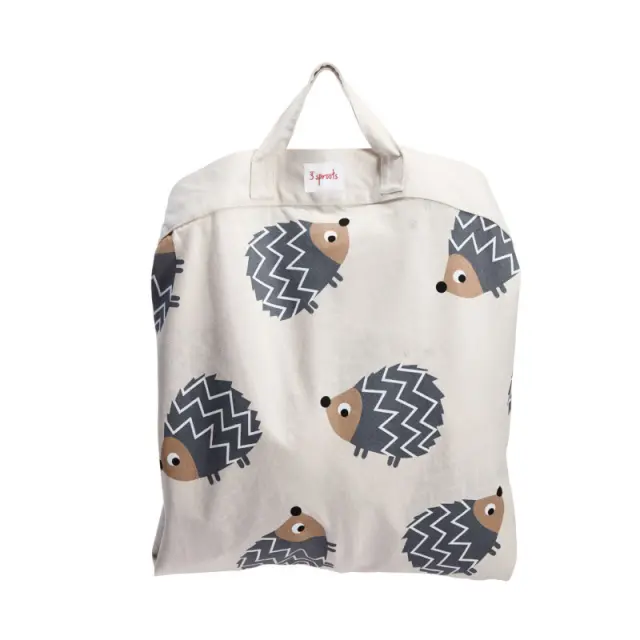 3 Sprouts Στρώμα παιχνιδιού και Τσάντα 2 σε 1 Hedgehog Gray - 0812895000504 - 0213-IPMHDG 2