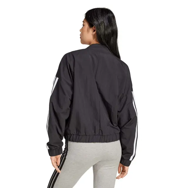 adidas Sportswear Women's 3Stripes Woven Bomber Jacket Μαύρο JD5317 (adidas Sportswear) 2