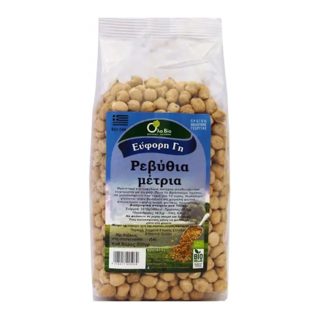 Βιολογικά Μέτρια Ρεβύβια - Όλα Bio - 500gr 5204217905089