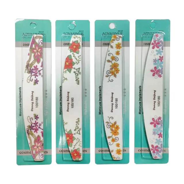 Λίμα νυχιών Διπλής Όψης 100/180 12τμχ - Nail File 12pcs 091128