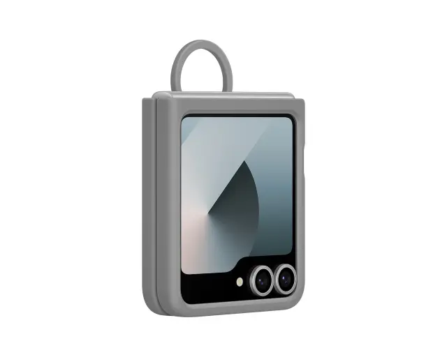 EF-PF741TJE Samsung Silicone Cover with Ring for Galaxy Z Flip 6/7 FE Gray 2