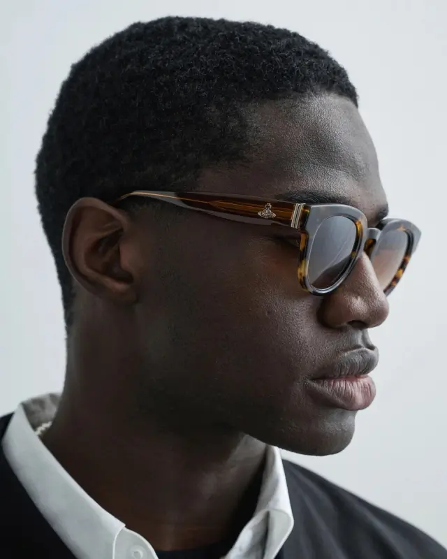Vivienne Westwood Στρογγυλά Γυαλιά Ηλίου Havana Tortoiseshell 50mm - 50 mm 2