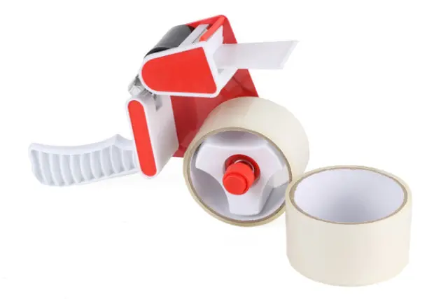 Tape dispenser including 2 x 15 m rolls of tape
