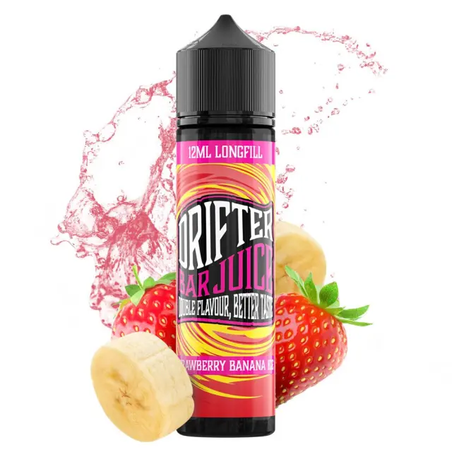 Drifter Bar Juice Strawberry Banana Ice 12ml/60ml Flavorshot 60ml