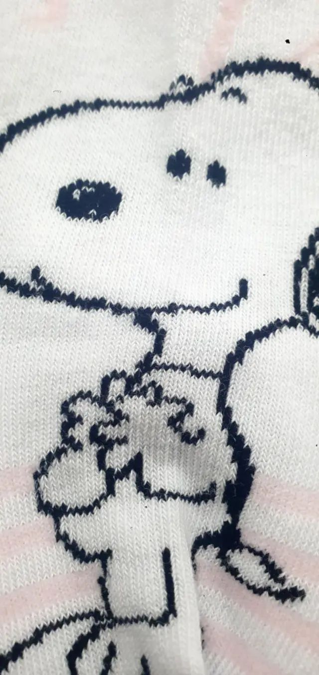 Παιδικές Κάλτσες Snoopy White Black 7120261 - 31-34 3