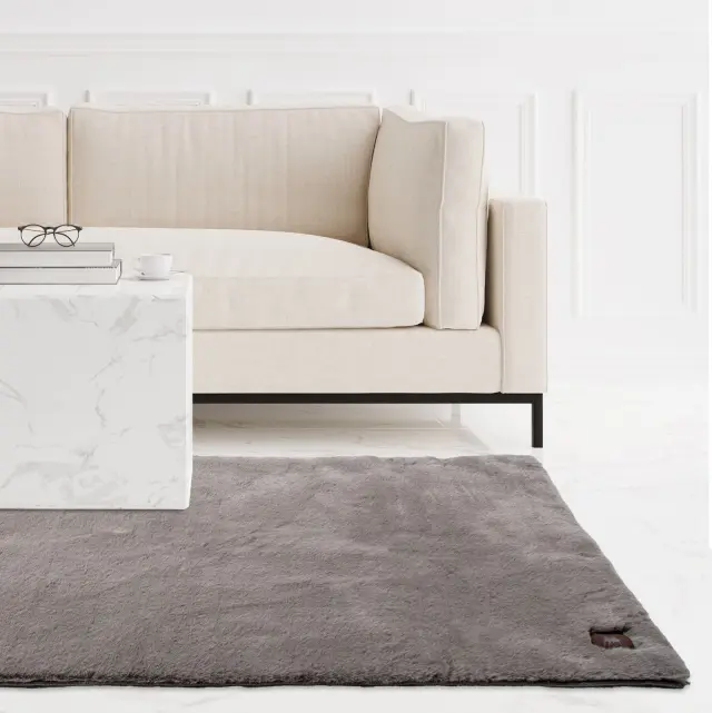 Χαλί 150x200 Faux Fur Essential Greenwich Polo Club 3109 Taupe 100% Πολυέστερ