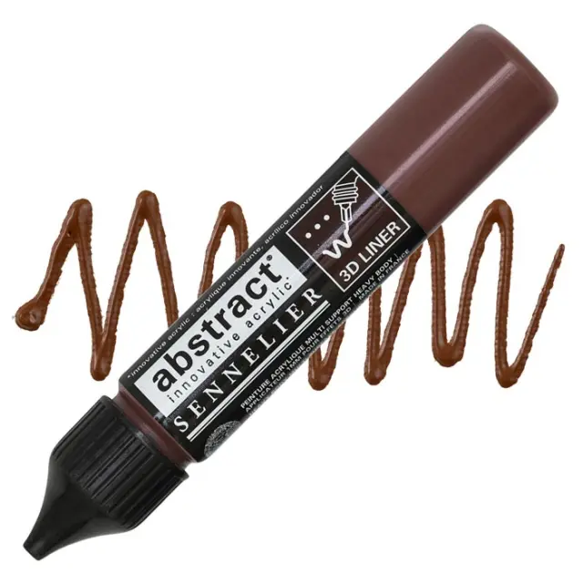 Ακρυλικό 3D Liner Sennelier Abstract 211 Burnt Sienna - 27ml