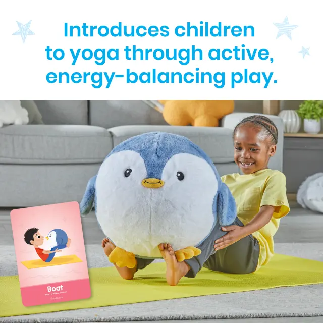 hand2mind Yoga Ball Buddy with BubblePlush - Penguin (3+ ετών) 97697 3