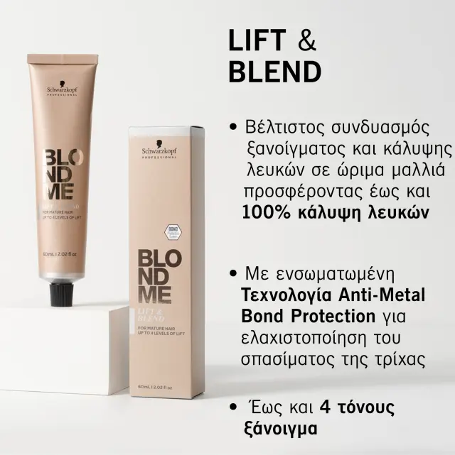Schwarzkopf Professional BlondMe Lift & Blend Color LB-Sand 60ml 2