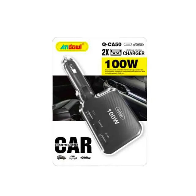 Andowl Φορτιστής αυτοκινήτου QCA50 - Car charger 075812