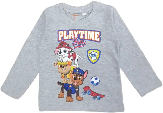 Μπλουζάκι Μακρυμάνικο Playtime Paw Grey 8020385 - 6-7 Y (122cm)