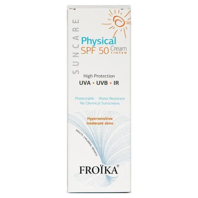 Froika Suncare Φυσική Αντηλιακή Κρέμα SPF50 με Χρώμα 60ml