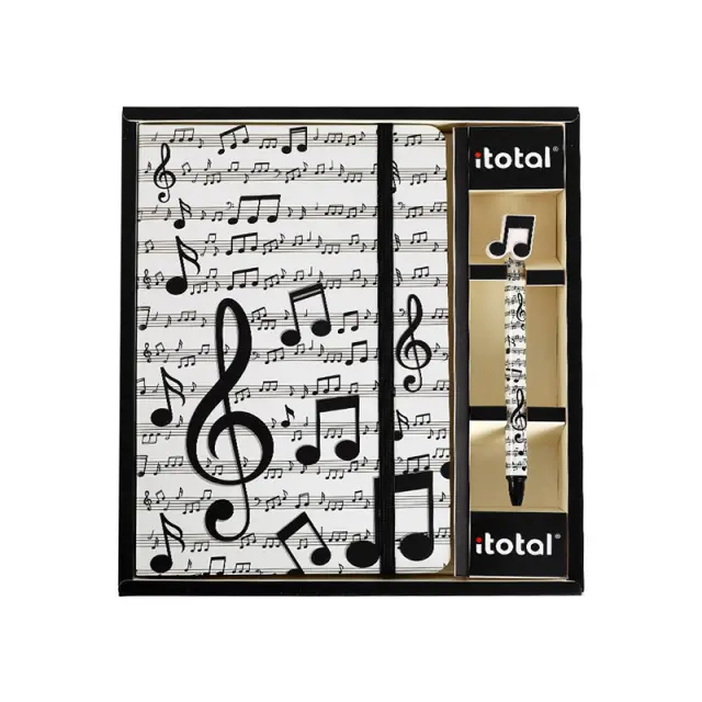 ΣΗΜΕΙΩΜΑΤΑΡΙΟ i-TOTAL XL1831A MUSIC A5 ΛΑΣΤΙΧΟ+ΣΤΥΛΟ