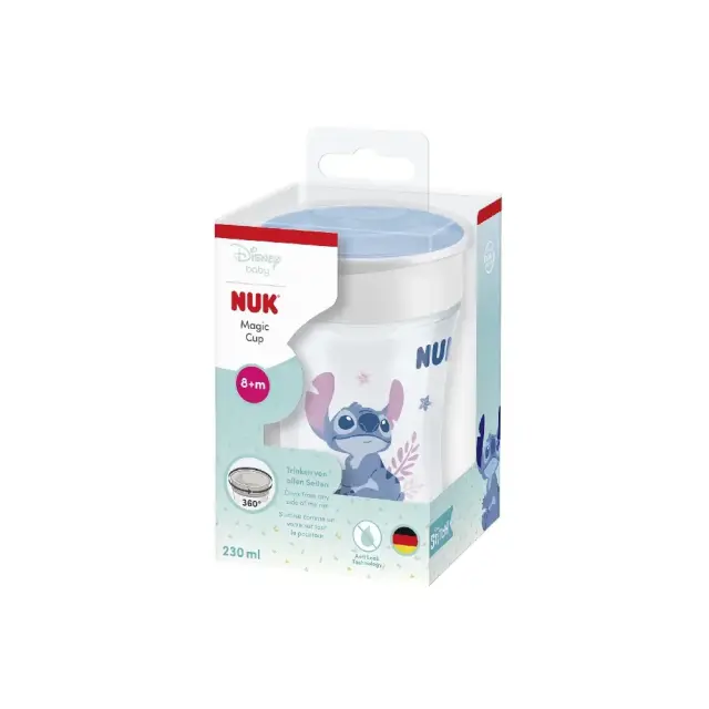 NUK Magic Cup Stitch 8m+ 230ml Χρώμα Μπλε, 1τμχ