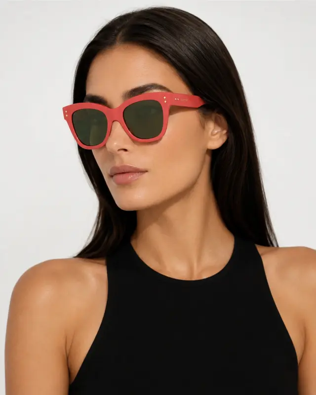 Gucci GG1082S 004 Γυναικεία Γυαλιά Ηλίου Coral Square Cat-Eye - 52-M 3