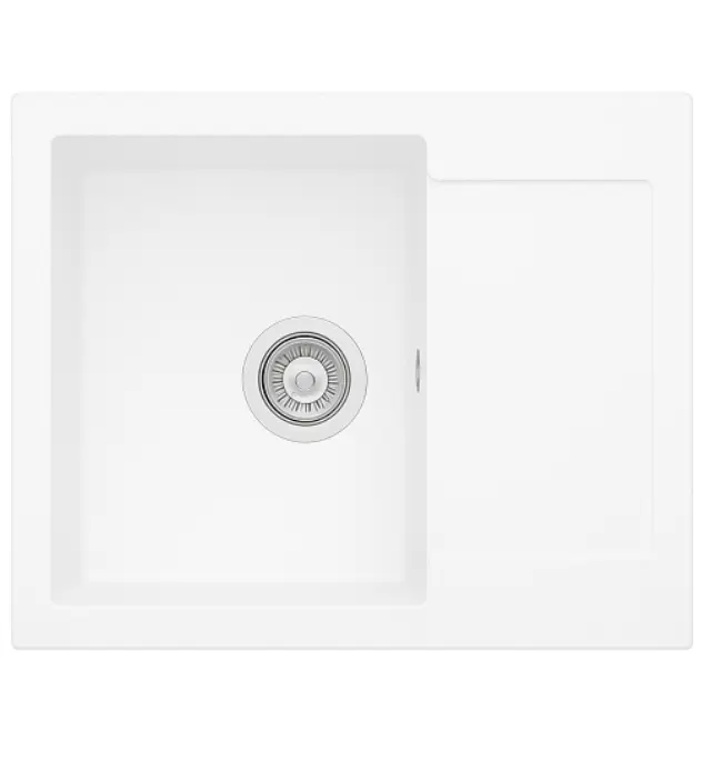 ΝΕΡΟΧΥΤΗΣ ΑΠΟ ΓΡΑΝΙΤΗ ΕΝΘΕΤΟΣ UNIXTON ATHENA-61 61X50 1B 1D White