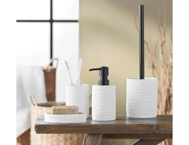 Θήκη για σαπούνι Siloa Douceur d'intérieur με διαστάσεις 12.5x9x2.6cm - White 1802259 3