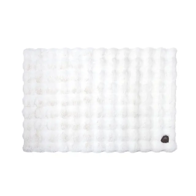 Χαλί Διάδρομος 75x140 Faux Fur Essential Greenwich Polo Club 3111 White 100% Πολυέστερ 2