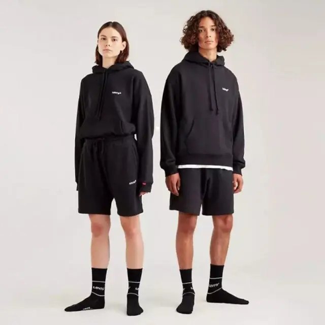 Κάλτσες Levis Short Cut Logo Sport 2 Ζεύγη 37157-0666 Μαύρο - 39-42 2