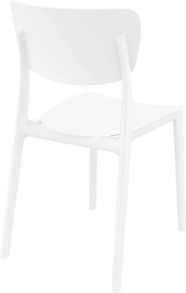 Καρέκλα Στοιβαζόμενη MONNA Λευκό PP 45x53x82cm 2