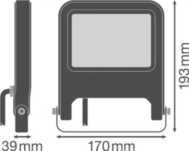 Προβολέας FLOODLIGHT VALUE 30W 4000K IP65 Μαύρος OSRAM LEDVANCE 2