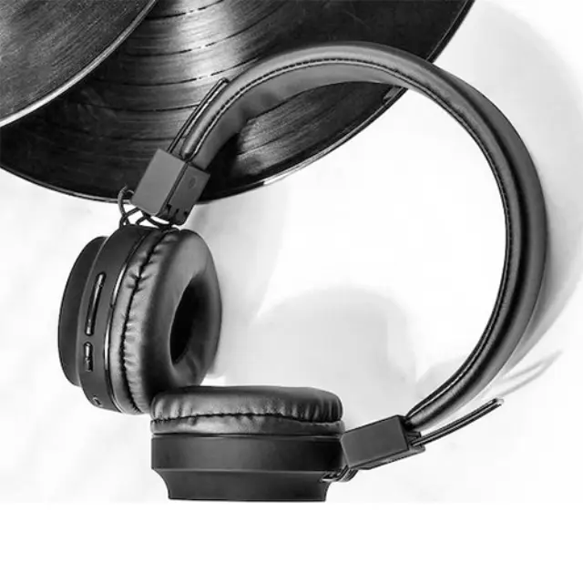 Hoco W25 Promise Ασύρματα / Ενσύρματα On Ear Ακουστικά με 12 ώρες Λειτουργίας Μαύρα HOC-W25-BK 2