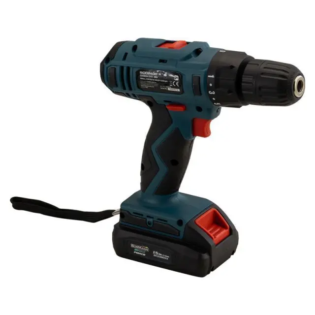 Bormann BCD2400 - Δραπανοκατσάβιδο Μπαταρίας Λιθίου 18V με Mπαταρία 1,5Ah (1x 1,5Ah) + Φορτιστή (042570) 2