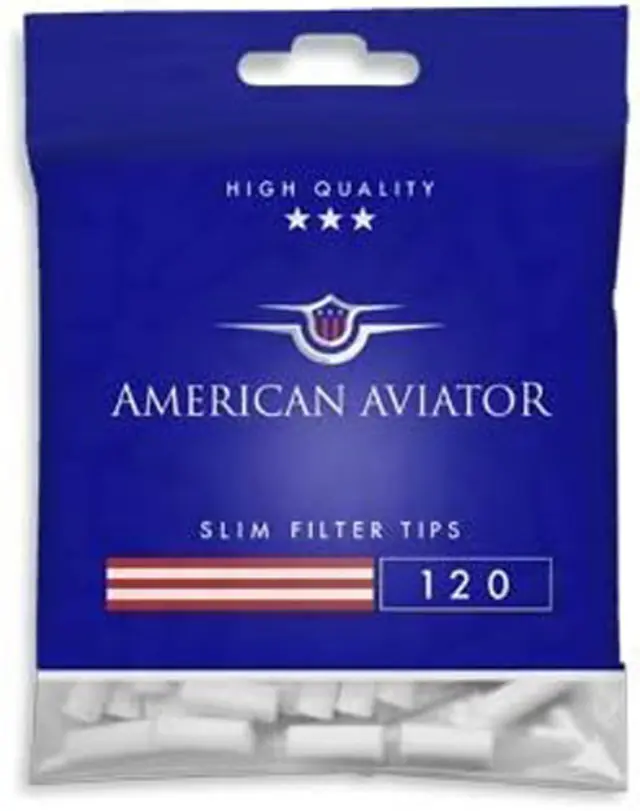 American Aviator Φιλτράκια - Slim 6mm 120φ.