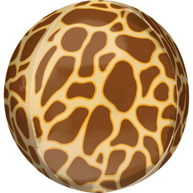 Μπαλόνι Φοιλ Orbz Καμηλοπάρδαλη / 38εκ Χ 40εκ Safari Animalier - Animal Print