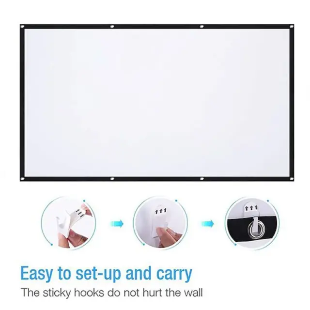 Πανί Προτζέκτορα – Οθόνη Προβολής 100 ίντσες - Projector Screen 013148 3