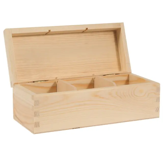 Κουτί ξύλινο για τσάι 22x9x8cm