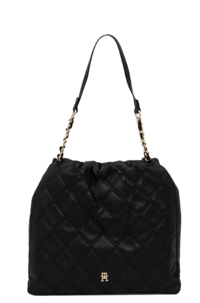 TommyHilfiger γυναικεία μεγάλη καπιτονέ τσάντα tote FEMININE TOTE AW0AW18719-1 - OS