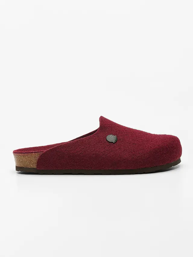 Genuins Παντόφλες Unisex τσόχα Κόκκινο GEN/HELSINKI G106709 BURDEOS 2
