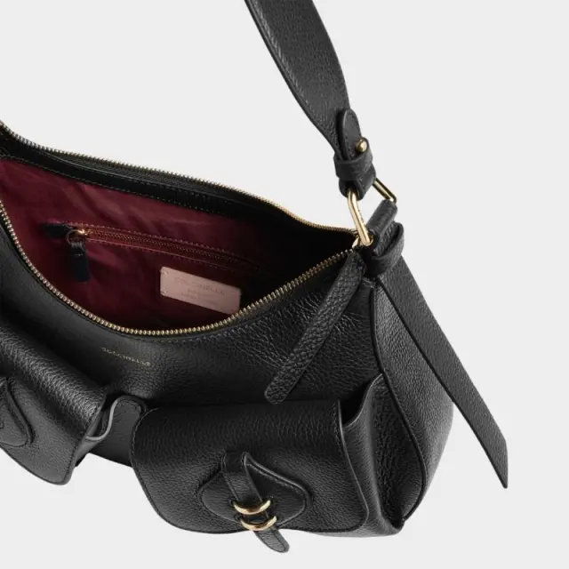 Coccinelle - Γυναικεία τσάντα Ώμου Mavery Pocket Medium E1VGK120101-001 Μαύρο 3