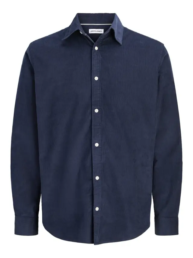 JJEFIELD CORD SHIRT LS SN - Navy Blazer