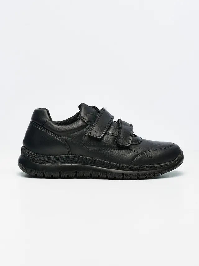 Imac Sneakers Ανδρικό δέρμα Μαύρο IMA/852551 NERO 2