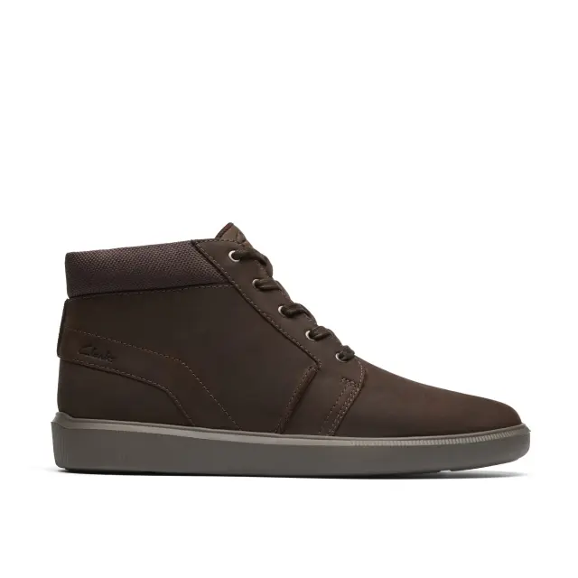 Clarks Brodin Mid ανδρικά δερμάτινα μποτάκια 26185512-1