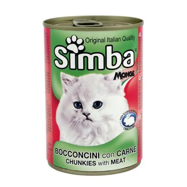 SIMBA Τροφή Γάτας 415gr Carne Vitel Κρέας