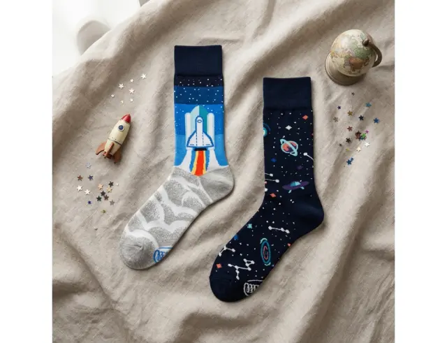 Κάλτσες Space Trip Many Mornings με μέγεθος 43-46 - ΕνηλίκωνSpace Trip Regular 43-46