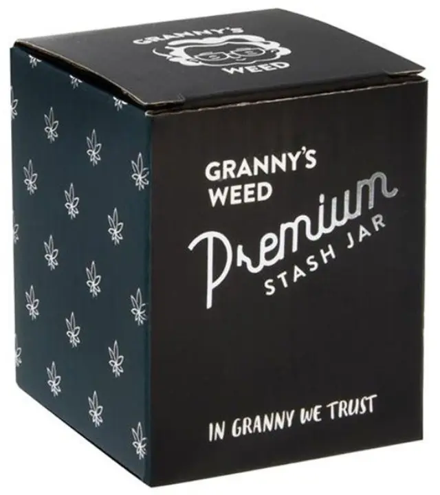Γυάλινο Βάζο Granny's Smellproof Jar 120ml (4oz) με Γυαλί UV - Κλείνει Αεροστεγώς (Πράσινο) 3