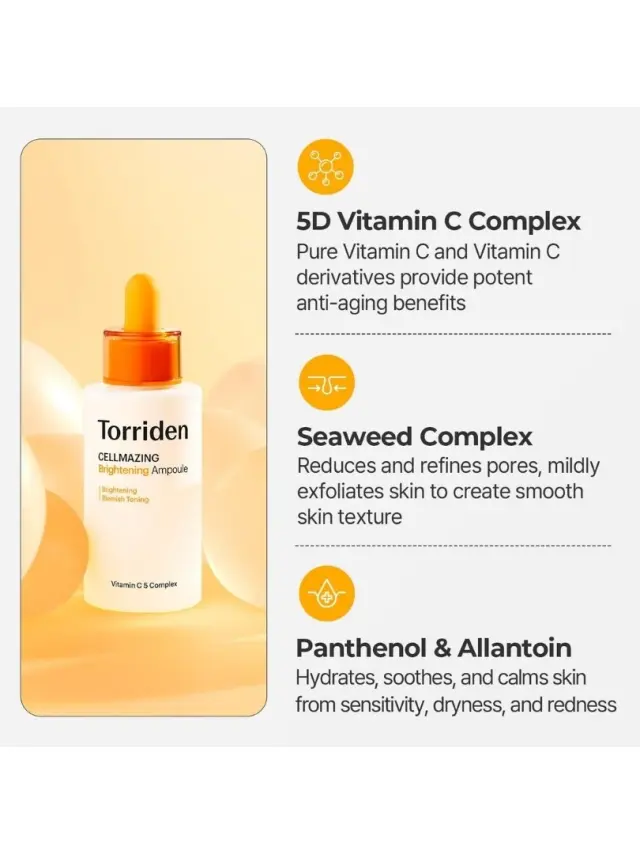 Torriden Cellmazing Brightening Ampoule Ορός Προσώπου με Βιταμίνη C, 30ml 2