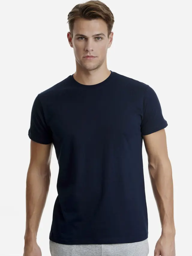 Walk ανδρικό βαμβακερό T-Shirt W1915-03