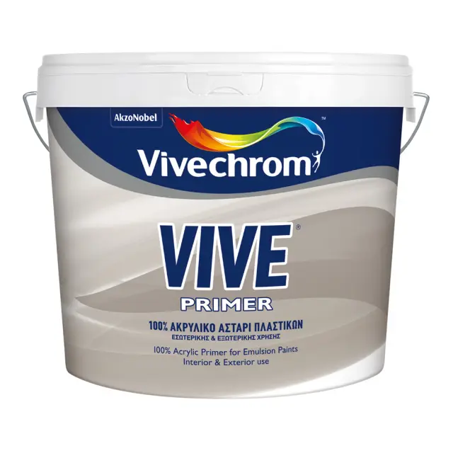 VIVECHROM VIVE PRIMER ΑΚΡΥΛΙΚΟ ΑΣΤΑΡΙ ΠΛΑΣΤΙΚΟΥ 10+1lt