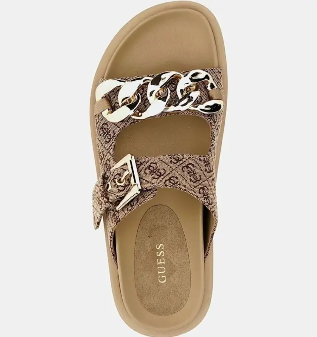 Παντόφλα γυναικεία Fatema με λογότυπο 4G Guess - 37 2